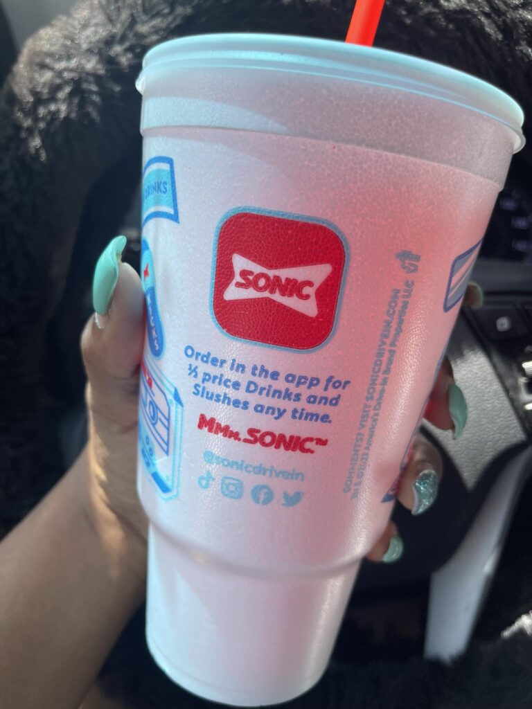 Low Carb Sonic Drinks