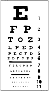 eye chart
