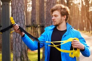 Resistance Band Chest Press