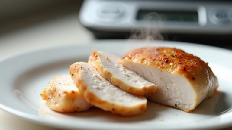 chicken breast calorie information