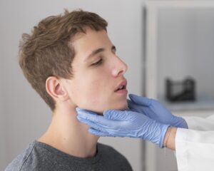Swollen Lymph Node Under the Jaw