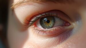 eye muscle twitching potential indicator