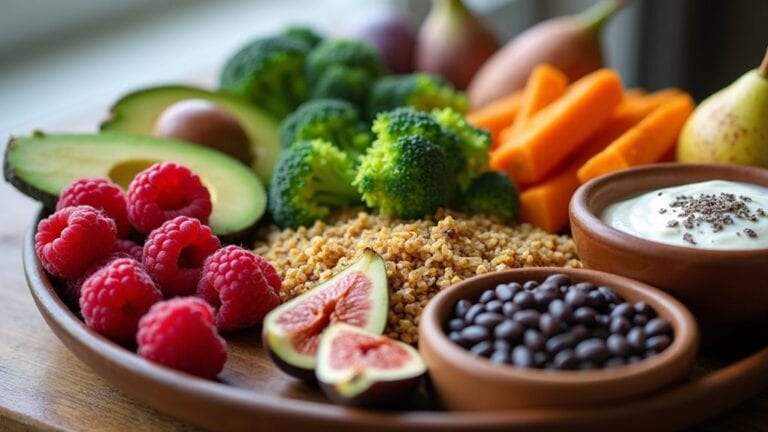 fiber rich foods low gas