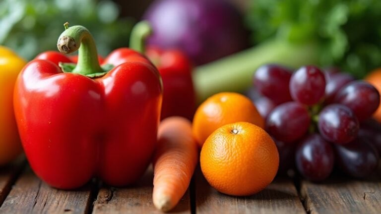 fruits and vegetables comparison