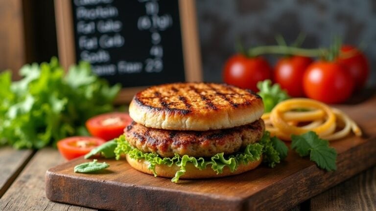 morning star burger nutrition info