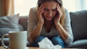 nasal congestion while seated