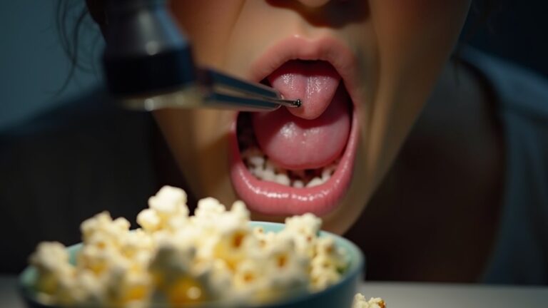 removing stuck popcorn shell