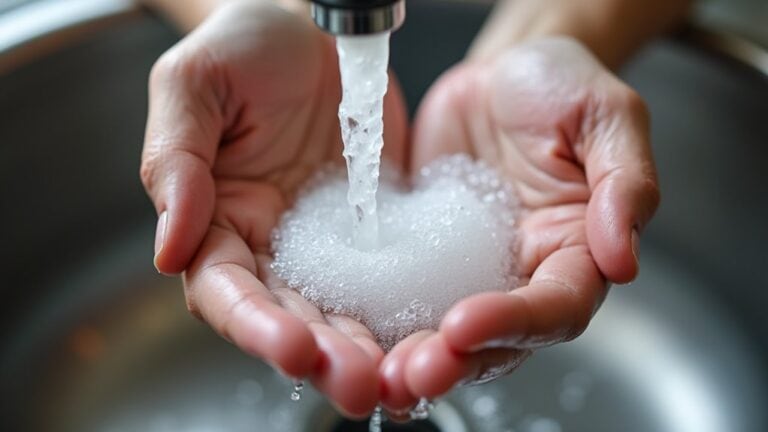 sticky hands after washing