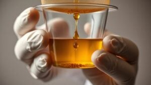 straining urine for stones