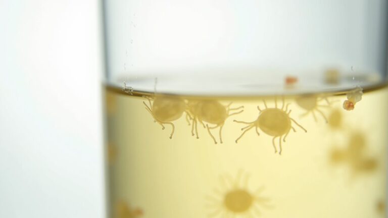 visible urine bug indications