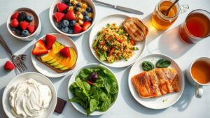 balanced meals throughout day