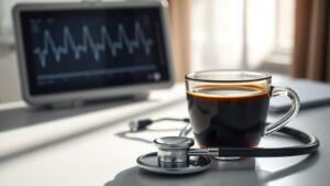caffeine s chest pain link
