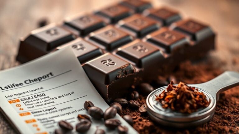 dark chocolate contamination risks