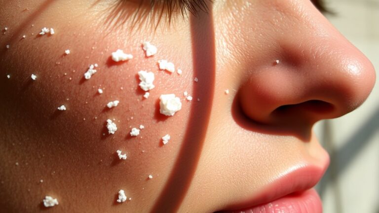 facial calcium deposit guide