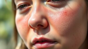 facial redness causes solutions