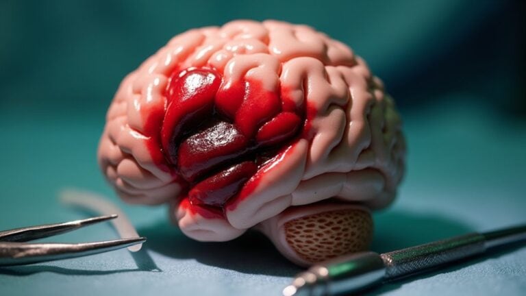 frontal brain bleed care