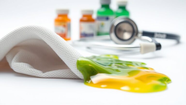 green or yellow mucus