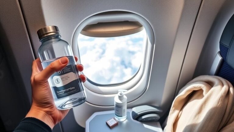 healthy flying travel tips