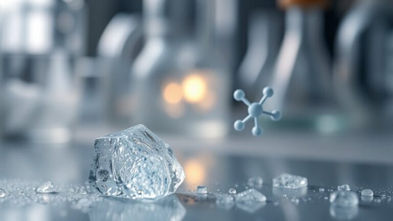 less molecular movement slows reactions