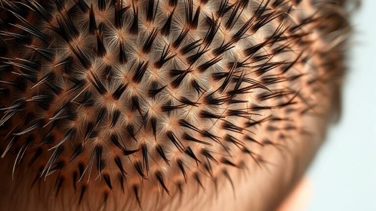 multiple hairs one follicle