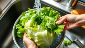 properly clean your lettuce