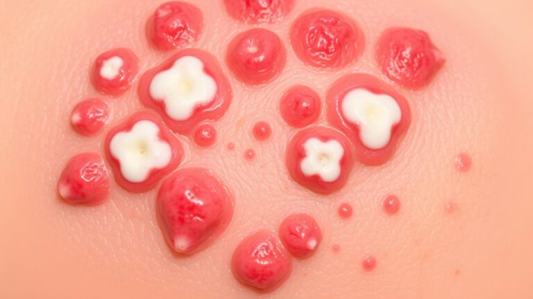 rashes resembling acne causes