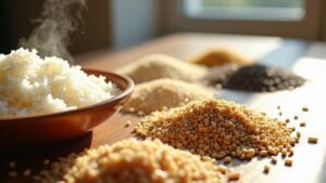 rice s arginine content comparison