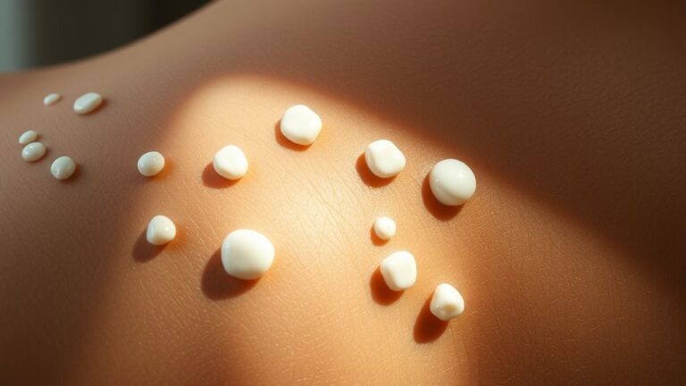 skin calcium deposit condition