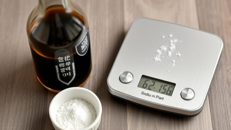 sodium content in soy sauce