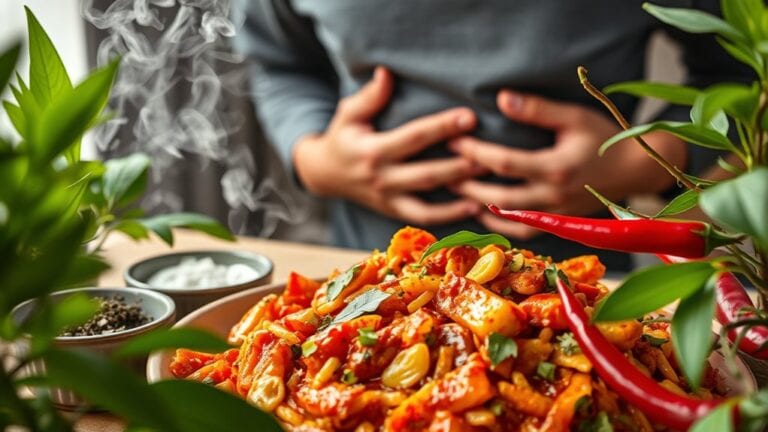 spicy food diarrhea prevention