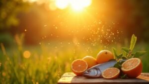 sunlight and essential vitamins