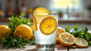 lemon water health benefits