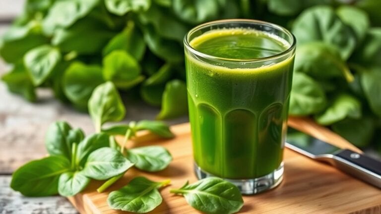 spinach juice health benefits